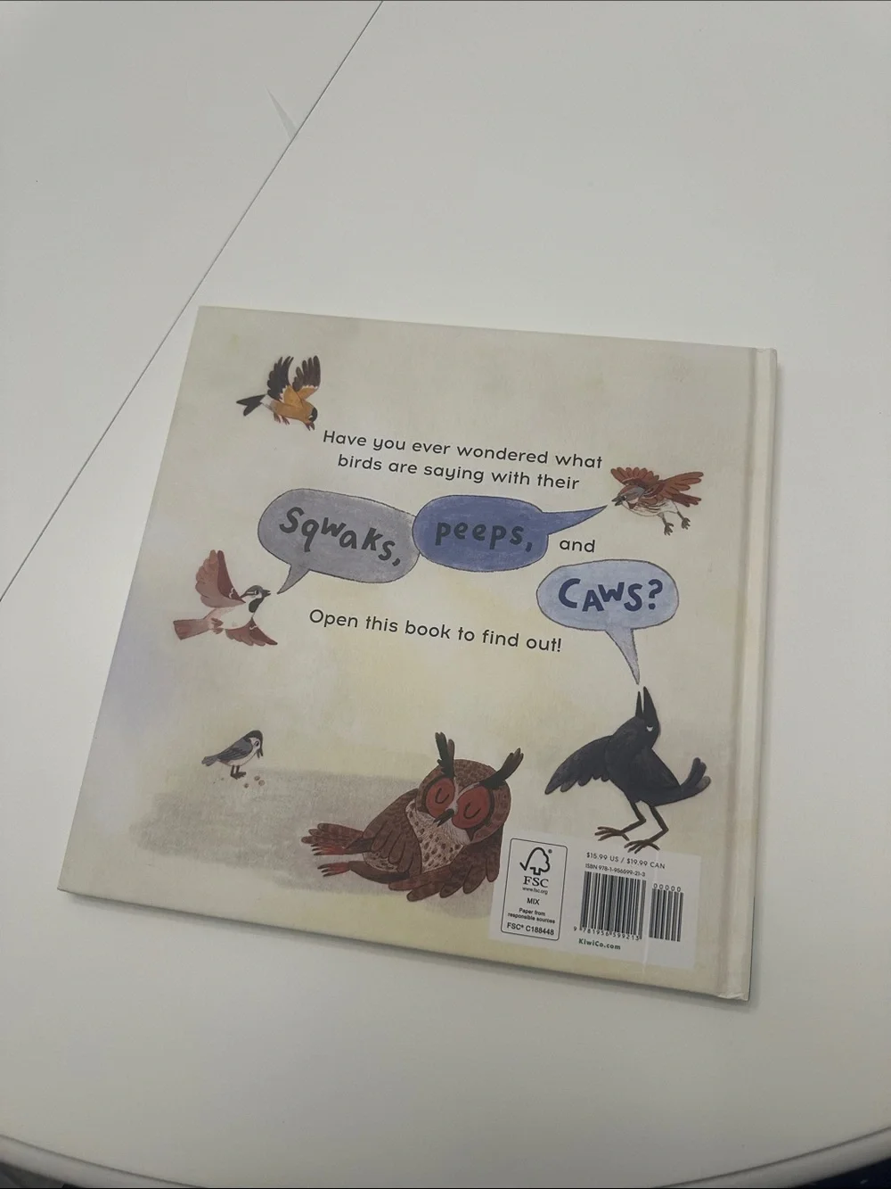 Birds Have a Lot to Say — Illustrated Children's Book kiwico